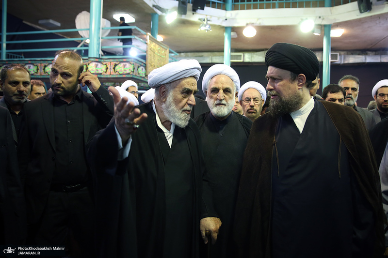 مراسم تشییع آیت الله حسن صانعی (ره) از حسینیه جماران - 2