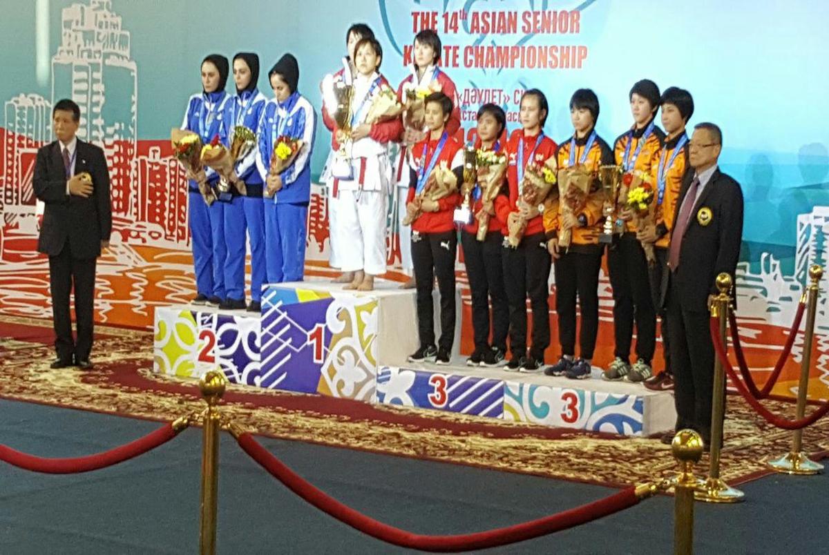 کاتای تیمی مردان و بانوان به مدال نقره رسیدند
