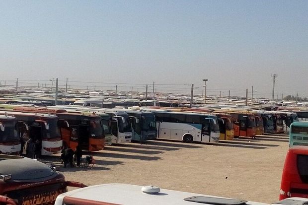 200 دستگاه اتوبوس قزوین عازم مرز مهران شد
