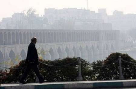 تداوم آلودگی با پایداری هوا در اصفهان    دمای هوا تغییر نمی کند