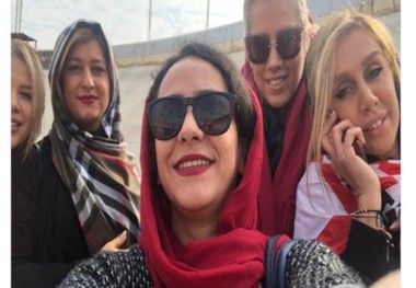 دختران برانکو، علی پروین و خوردبین در ورزشگاه آزادی+ عکس
