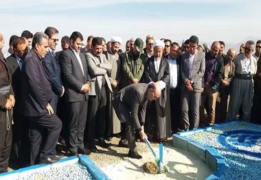 طرح احداث تصفیه‌خانه فاضلاب اشنویه کلنگ‌زنی شد