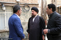 دیدارمدیران و جمعی از اعضای تحریه موسسه مطبوعاتی ایران و خبرگزاری ایرنا با سید حسن خمینی