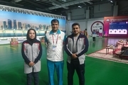 تیم میکس تپانچه ایران مدال برنز گرفت
