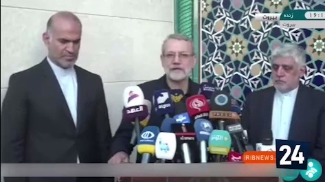 لاریجانی، فرستاده ویژه رهبر انقلاب: مذاکرات ارزشمندی با رئیس جمهور سوریه و نخست وزیر لبنان انجام شد/ امیدوارم در روزهای آینده وضعیت خوبی برای مردم عزیز لبنان فراهم شود
