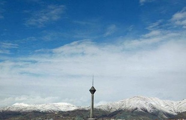 پیش بینی غبار محلی و بارش پراکنده در استان تهران