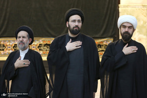 مراسم عزاداری حضرت اباعبدالله الحسین (ع) درحرم مطهر امام خمینی (س)