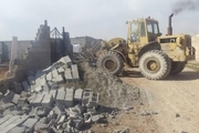 ساخت و ساز غیرمجاز در ۲۱ قطعه اراضی کشاورزی کرج تخریب شد