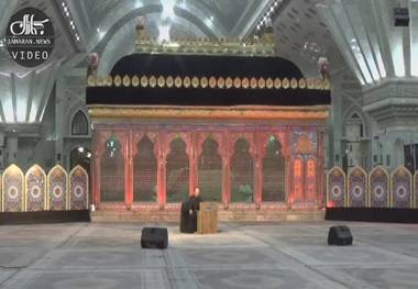  عزاداری شب ششم محرم در حرم مطهر امام خمینی(س)