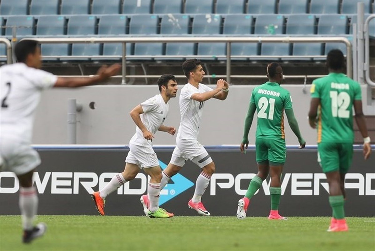 پیروزی تیم ملی جوانان مقابل زامبیا در نیمه نخست