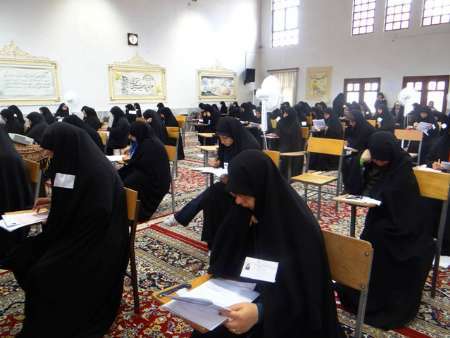 آزمون سطح 3 و 4 حوزه های علیمه خواهران در گرگان برگزار شد