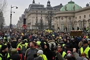 برگزاری اولین تظاهرات اعتراضی جلیقه زردهای فرانسه در سال جدید