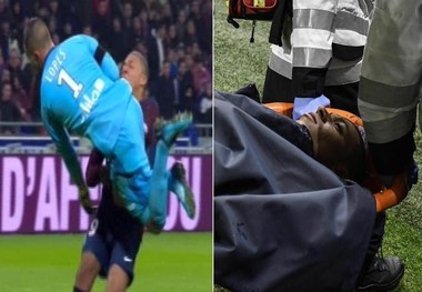 پاری‌سی ها ۱۰ نفره به لیون باختند/ امباپه از اتفاقی ترسناک جان سالم به در برد+ عکس
