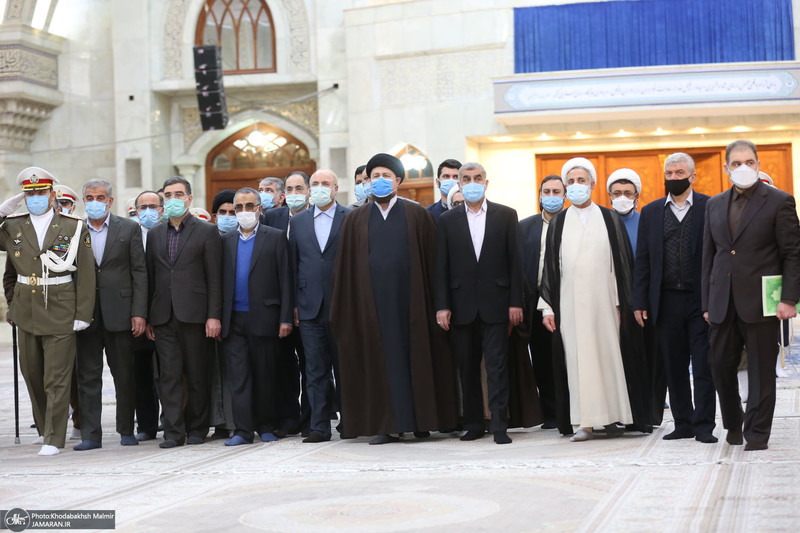 تجدید میثاق رئیس و نمایندگان مجلس شورای اسلامی با آرمان‌های امام خمینی(س)