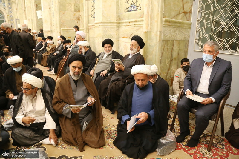 مراسم بزرگداشت همسر آیت الله جوادی آملی در مسجد اعظم قم