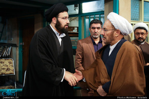 مراسم چهلمین روز درگذشت آیت الله العظمی موسوی اردبیلی(ره) در حسینیه جماران