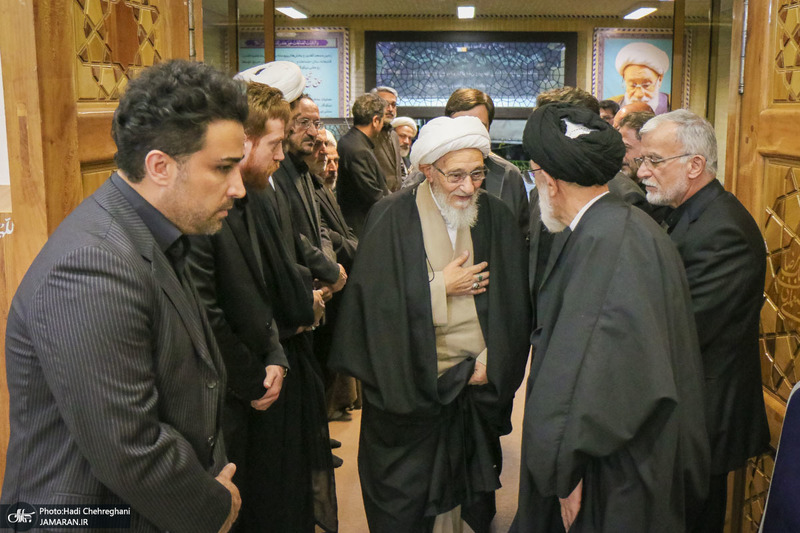 مراسم بزرگداشت آیت موسوی تبریزی در قم