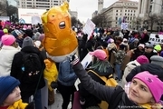 زنان آمریکایی علیه سیاست‌های ترامپ تظاهرات کردند