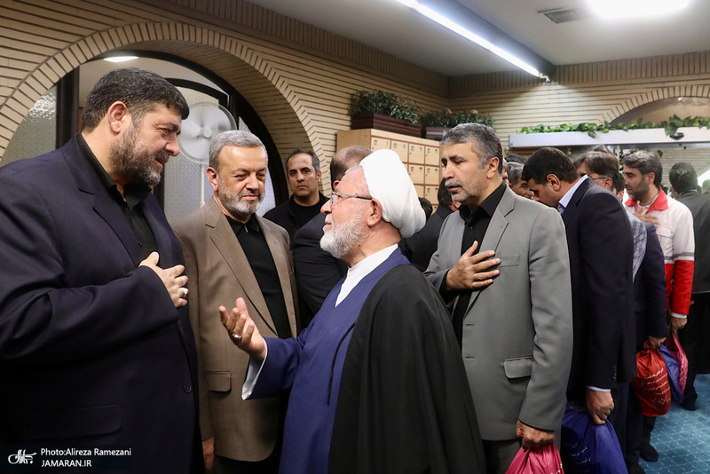 مراسم ختم مادر پيرحسين كوليوند