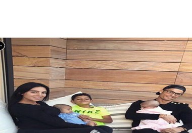 عکس جدیدی که رونالدو از خانواده اش منتشر کرد
