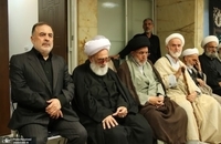 مراسم عزاداری سید و سالار شهیدان در دفتر آیت‌الله العظمی نوری همدانی (5)
