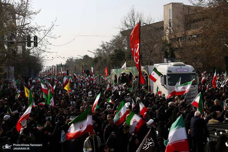 تشییع پیکرهای مطهر فرماندهان عالی‌رتبه نیروهای مسلح و جمعی از شهدای مردمی-2