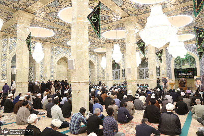 مراسم بزرگداشت همسر آیت الله جوادی آملی در مسجد اعظم قم