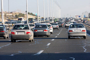 ترافیک عادی درراه های البرز