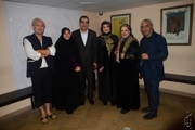 وزیر بهداشت در کنار بهاره رهنما ، الهام پاوه نژاد و مهدی سلطانی