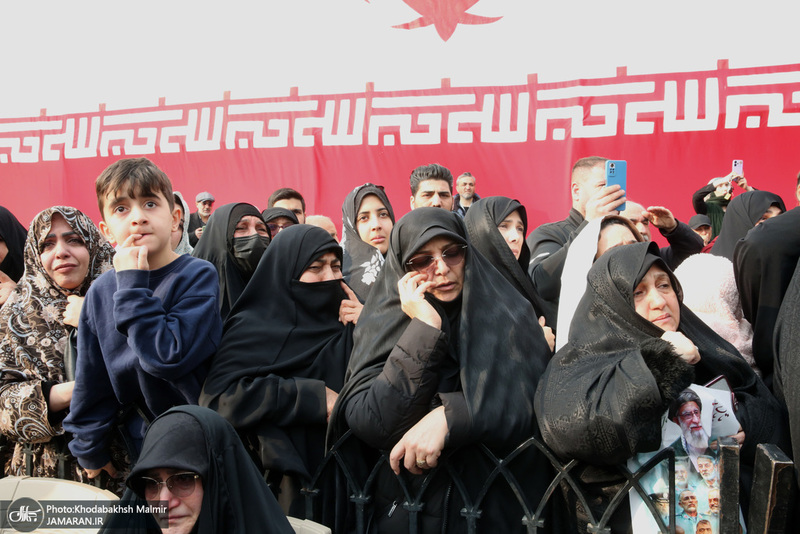 مراسم تشييع شهيد درياسالار علی شمخانی در امام زاده صالح (ع)