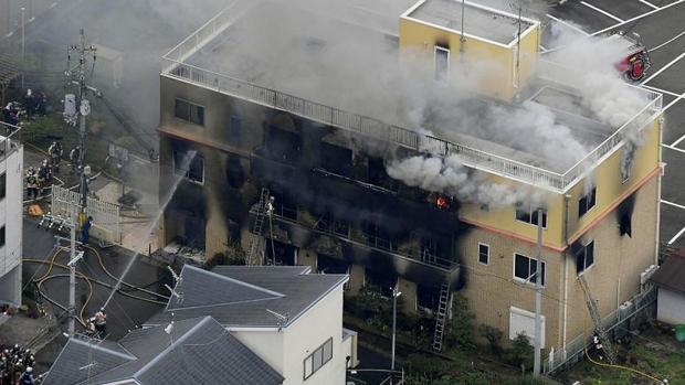 آتش سوزی مرگبار در ژاپن+عکس