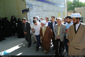 اقامه نماز عید سعید قربان در روستای احمدآباد دماوند توسط آیت الله العظمی جوادی آملی