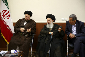 دیدار شورای مرکزی انجمن اسلامی فارغ التحصیلان دانشکده فنی دانشگاه تهران با سید حسن خمینی