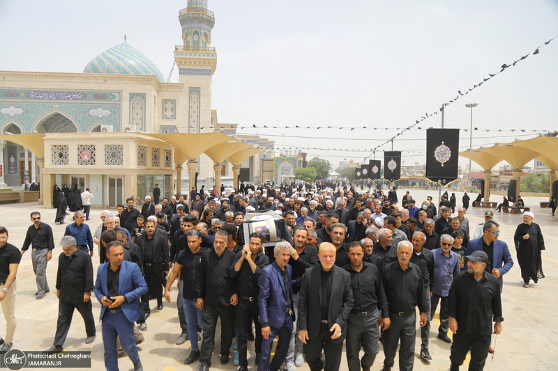 مراسم تشییع و خاکسپاری آیت الله حسن صانعی (ره) در قم