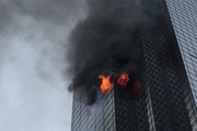 تصاویر/ آتش سوزی در برج ترامپ