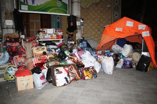 محموله 6 تنی کمک مردم استان مرکزی به بهزیستی برای مناطق زلزله زده ارسال شد