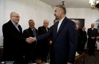نشست وزیر خارجه ایران با مسئولان گروه‌های مختلف فلسطینی مستقر در دمشق (2)