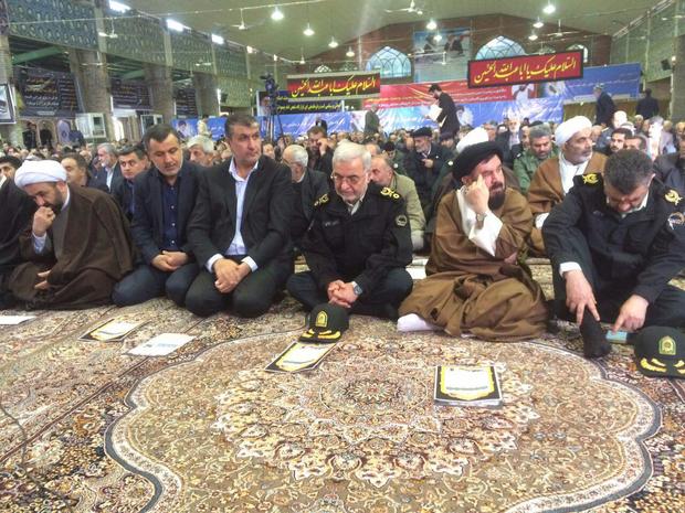 برگزاری آئین گرامیداشت سومین روز شهادت سردار ییلاقی در بهشهر