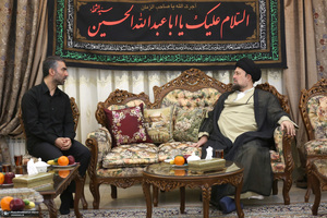 حضور سید حسن خمینی در منزل مرحوم حجت الاسلام و المسلمین حسینعلی نیری