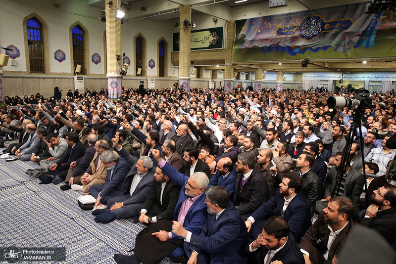دیدار مداحان اهل‌بیت (ع) با رهبر معظم انقلاب