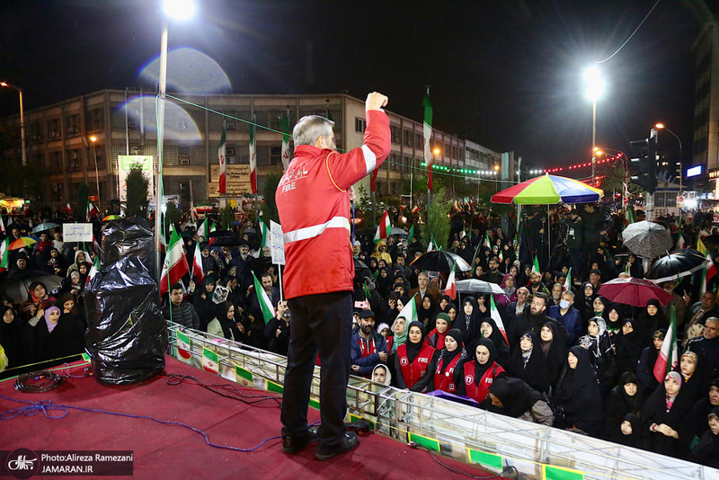 پنجاه و‌ یکمین اجتماع پر شور مردم در میدان شهدا