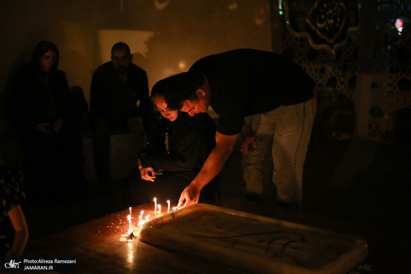 مراسم شام غریبان در میدان امام حسین (ع)