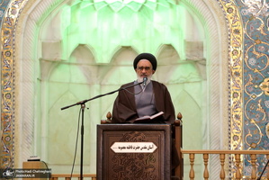 مراسم 12 بهمن و گلباران بیت امام خمینی(س) در قم - سعیدی امام جمعه قم