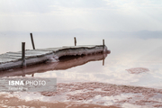 وسعت دریاچه ارومیه ۲۲ کیلومترمربع کم شد