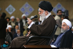 دیدار مسئولان نظام و سفرای کشورهای اسلامی با رهبر معظم انقلاب 