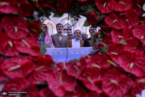 تجدید میثاق مهمانان سی و سومین کنفرانس وحدت اسلامی با آرمان‌های امام خمینی(س)