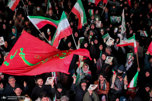 اجتماع حمایت از رزمندگان در مقابله با دشمن آمریکایی - صهیونی در پرند-۱