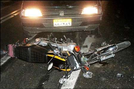 مرگ راکب موتورسیکلت در حادثه رانندگی در سیروان