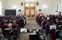 دیدار و سخنرانی وزیر خارجه در جمع سفرا، روسای نمایندگی‌های دیپلماتیک خارجی و سازمان‌های بین‌المللی مقیم تهران (3)