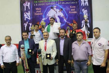 پایان مسابقات بین المللی کیوکوشین کاراته در آستارا با قهرمانی ایران